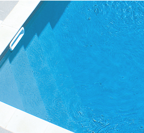 Piscine avec liner Bleu clair