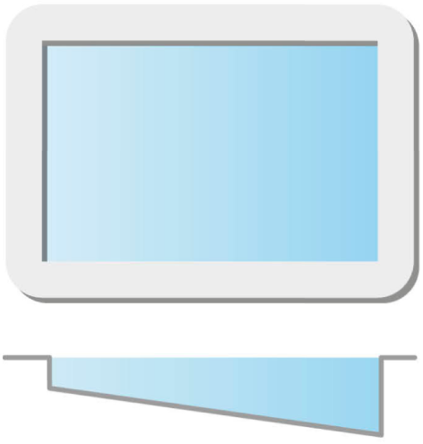 Profil de piscine Pente douce
