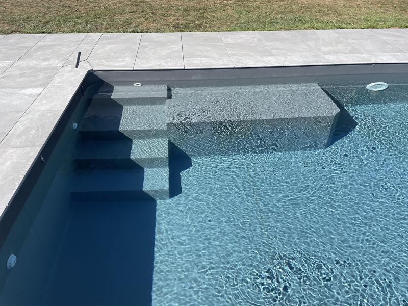 Réalisation d'une piscine à Concarneau - photo 2