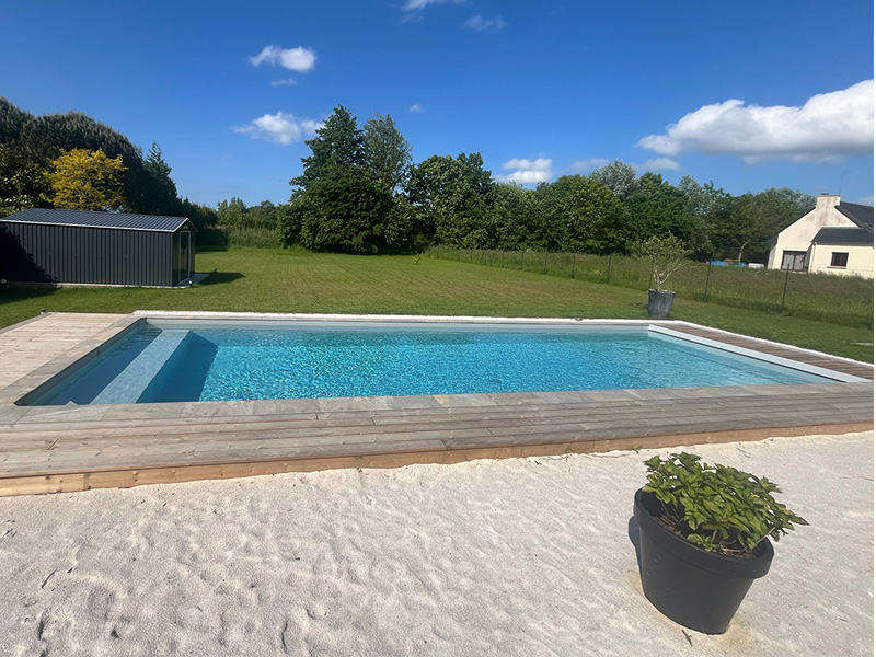 Réalisation d'une piscine à Pont-l'Abbé - photo 4