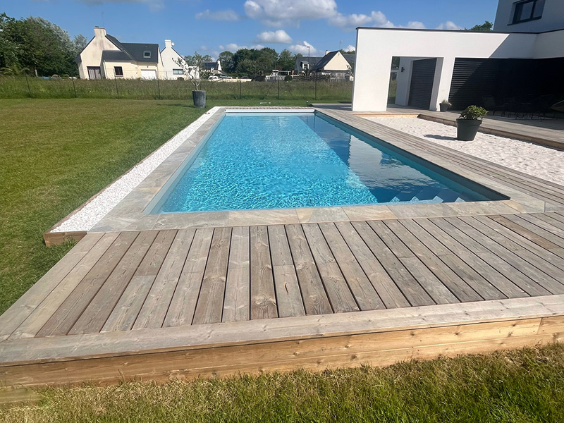 Réalisation d'une piscine à Pont-l'Abbé - photo 3