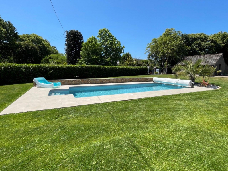 Réalisation  piscine Saint Evarzec