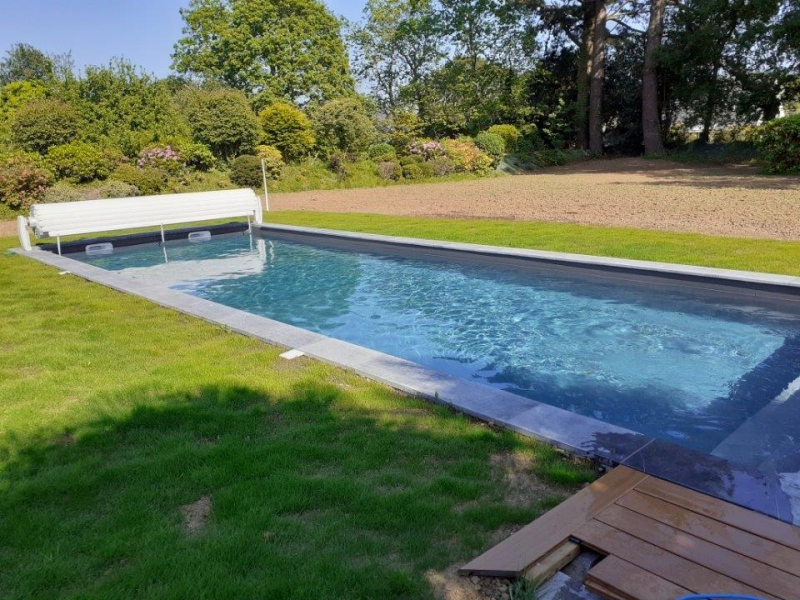 Réalisation d'une piscine à Pont L'Abbé - photo 2
