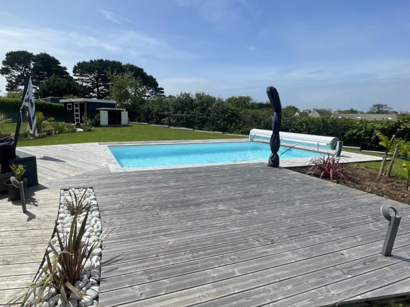 Réalisation d'une piscine à Treffiagat - photo 3